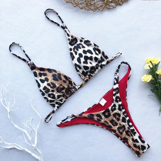 Leopard Bandage Bikini
